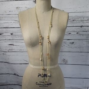 5/ $25 Beaded multiple strand necklace